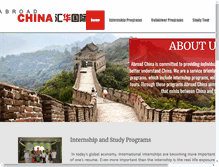 Tablet Screenshot of abroadchina.net